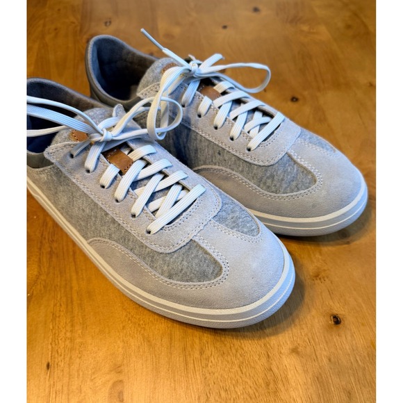 OluKai Puliki Mens Grey Suede Textile Low Top Sneakers 10528  display picture 1